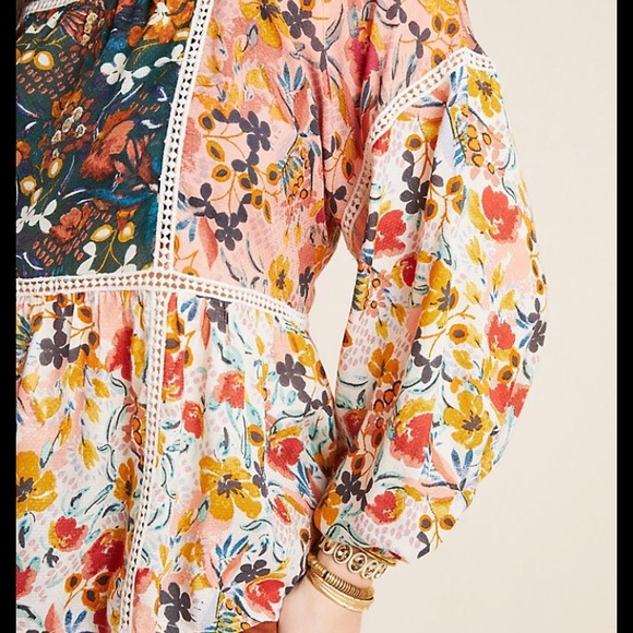Anthropologie Nikki Peasant Blouse by Maeve - Picture 3 of 7